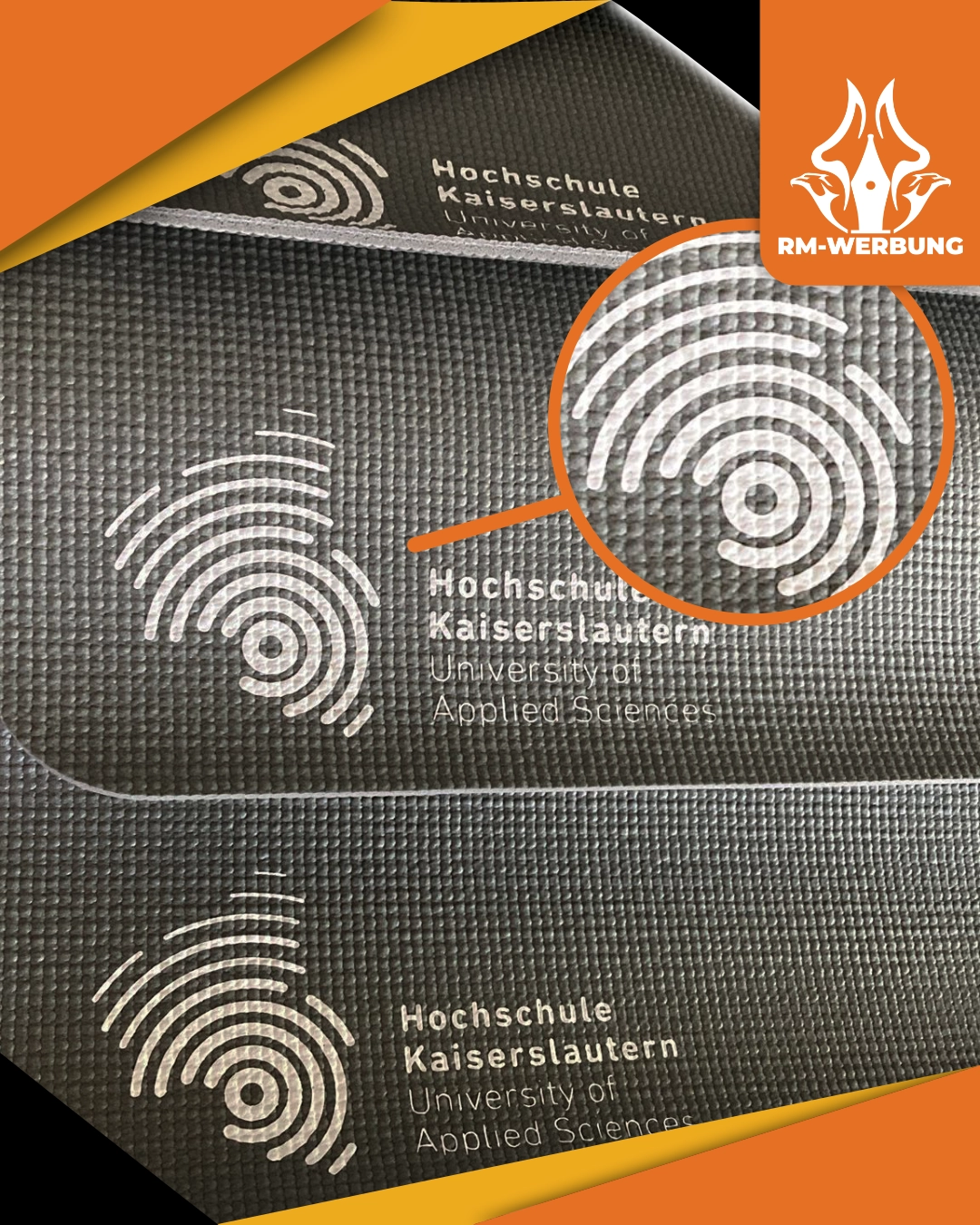 Siebdruck auf PVC: Kratzfeste Yogamatten | RM-WERBUNG