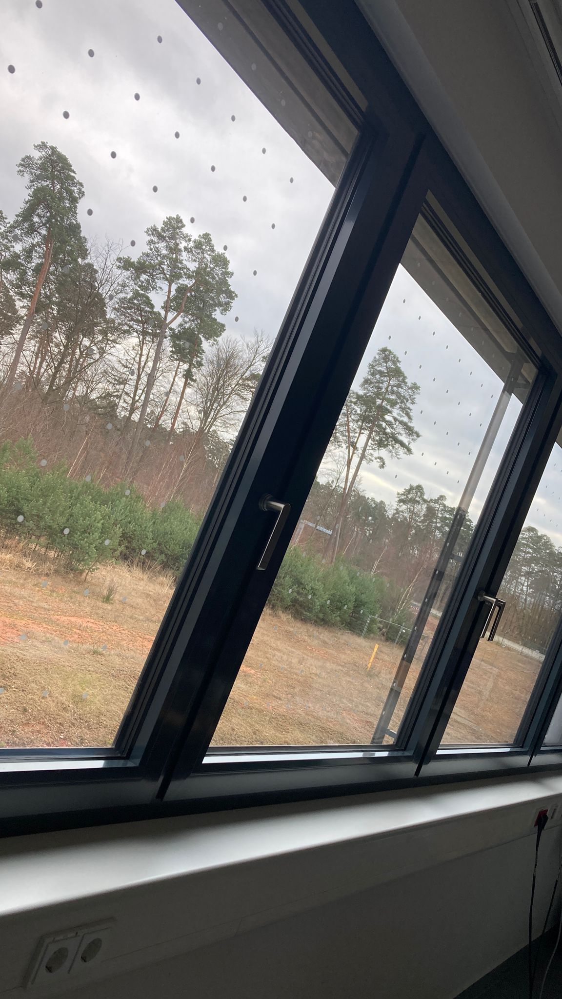 Vogelschutz-Folierung für das US Medical Center Rammstein